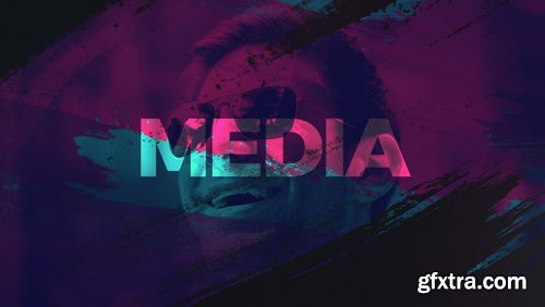 Videohive Media Brush Logo Intro 19808991