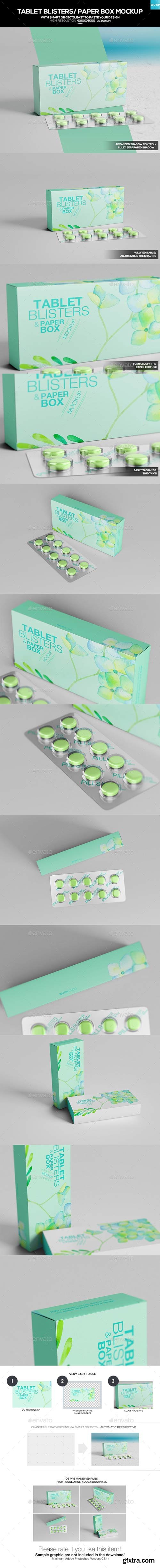 Graphicriver - Tablet Blisters/ Paper Box Mockup 20140915