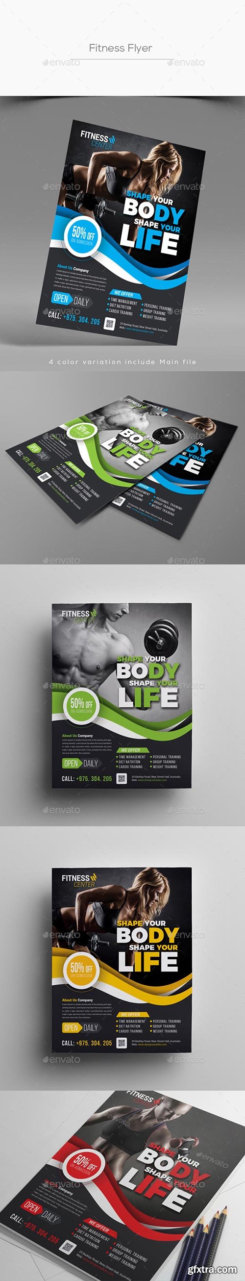 Graphicriver - Fitness Flyer 20129798