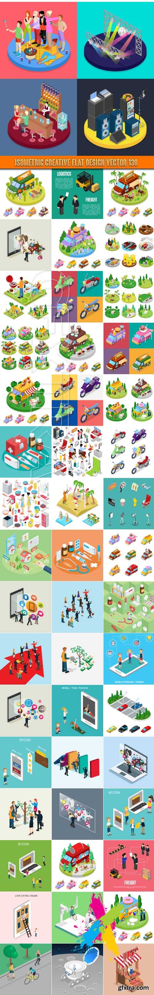 Isometric creative flat design vector 130