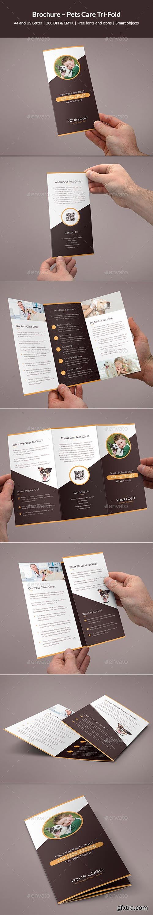 Graphicriver - Brochure – Pets Care Tri-Fold 19952755