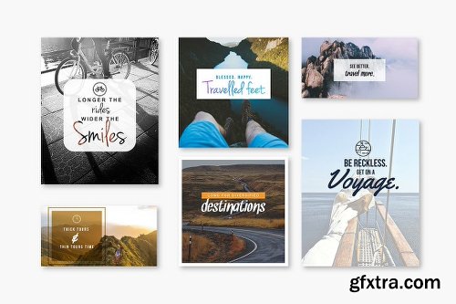 CreativeMarket TRAVEL - Social Media Pack 1054880