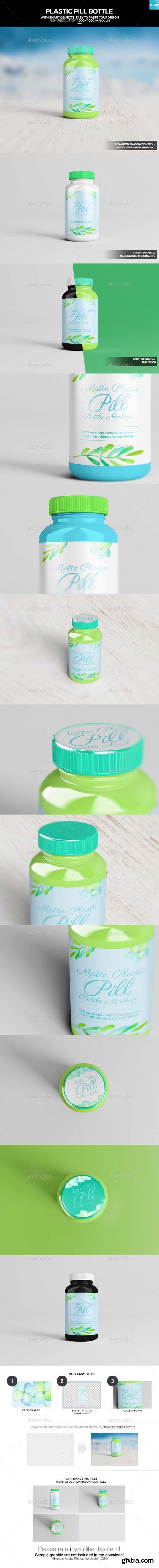 GR - Plastic Pill Bottle Mockup 20169394