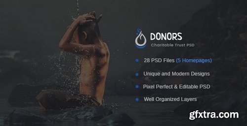 ThemeForest - Donors - Multipurpose Non-profit PSD Template 19828932