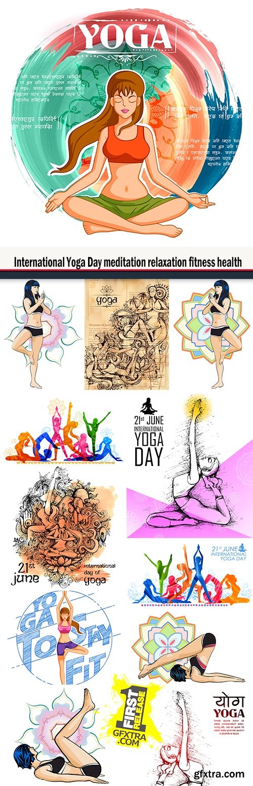 International Yoga Day meditation relaxation fitness health