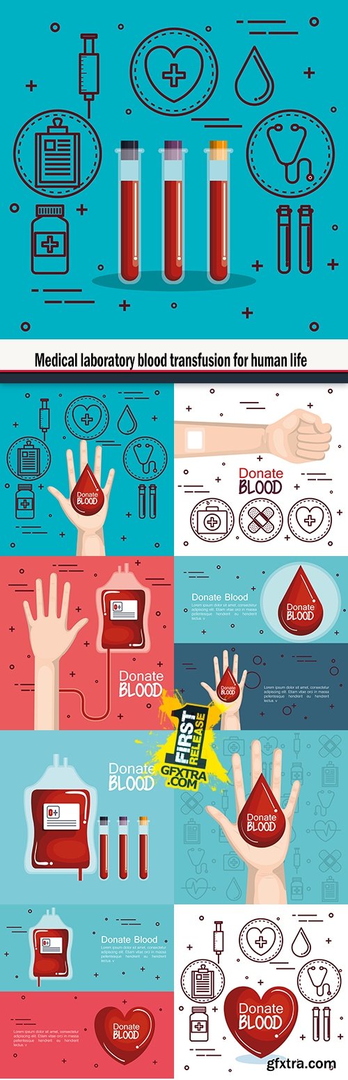 Medical laboratory blood transfusion for human life