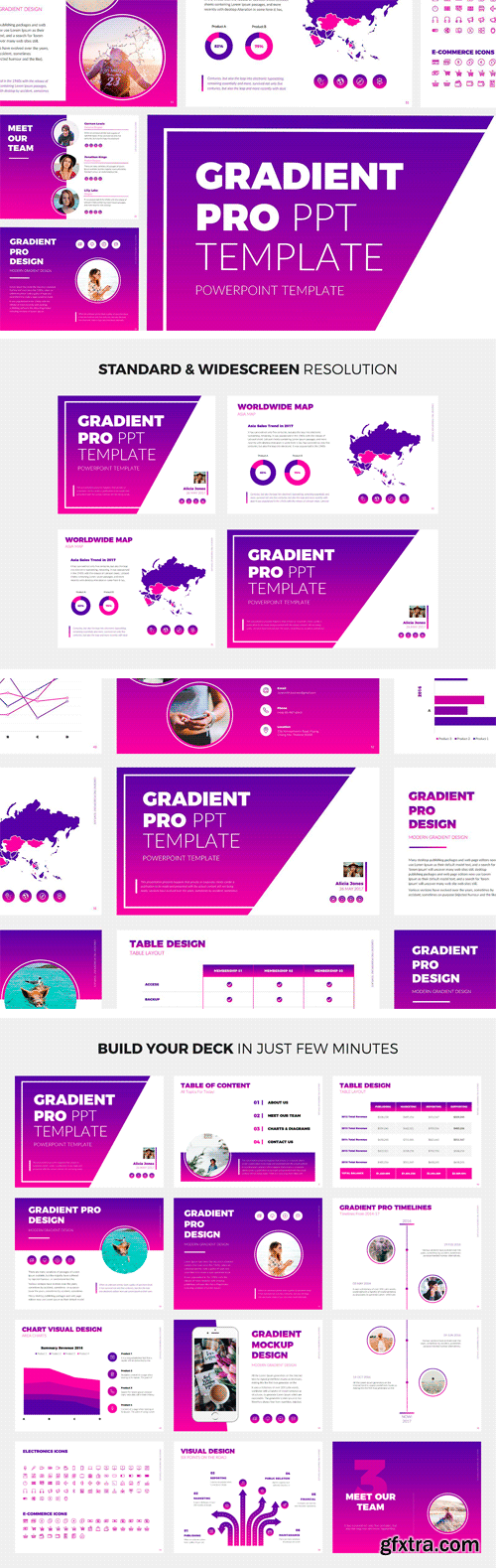 CM 1525449 - Gradient Pro PowerPoint Template