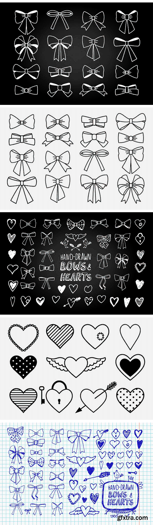 CM 1500298 - Bows & Hearts