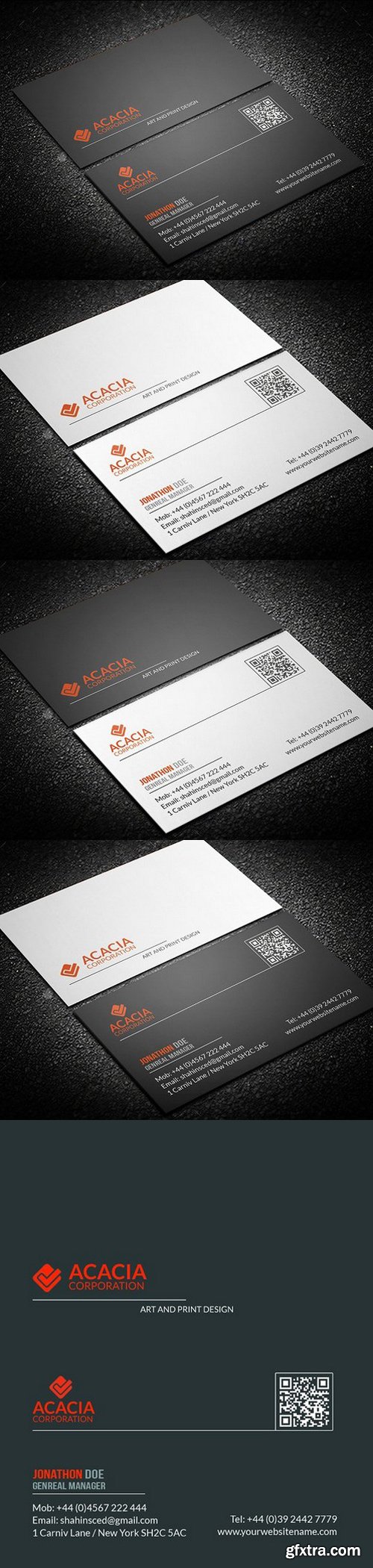 CM - Double Sided Business Card 942868