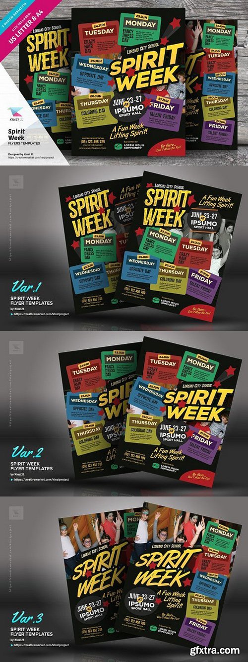 CM - Spirit Week Flyer Templates 1517976