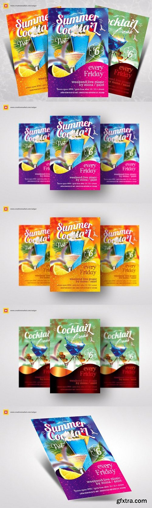 CM - Summer Cocktails Party Flyer 1505919