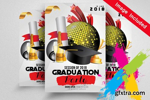 CM - Graduation Party Flyer Template 1592172