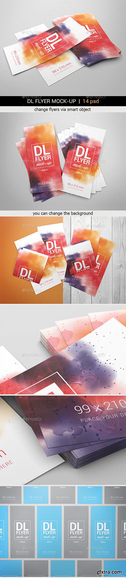 Graphicriver - DL Flyer Mock-Ups 17127160