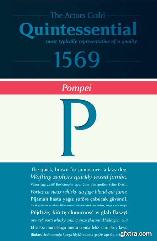 Pompei Font Family