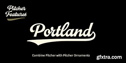 Pitcher Font - 4 Fonts