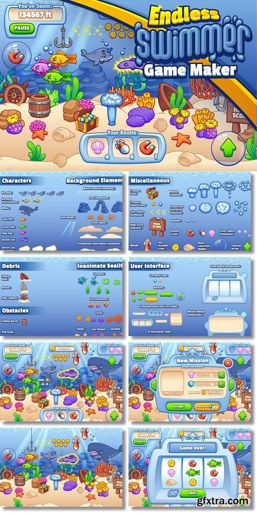 CM - Endless Swimmer Game Maker 980701