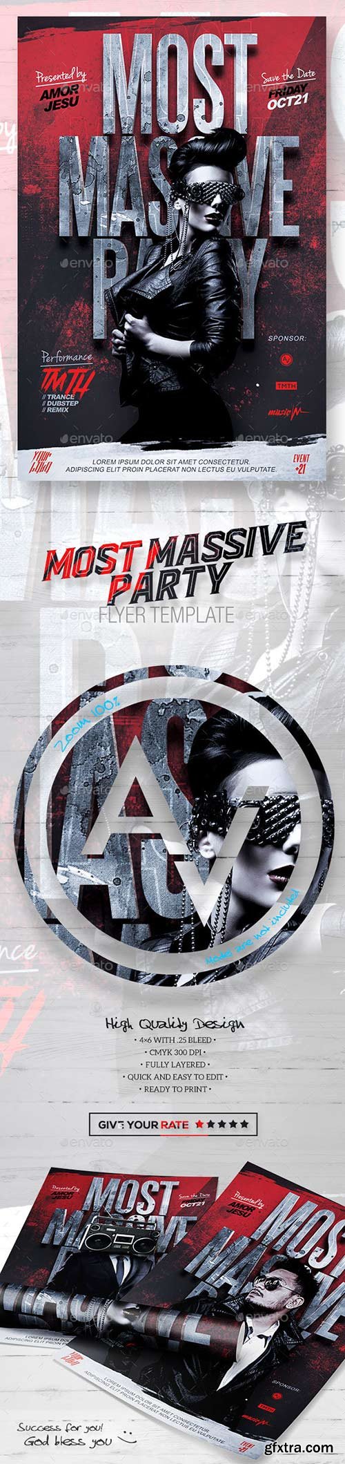 Graphicriver - Most Massive Party Flyer Template 17164529