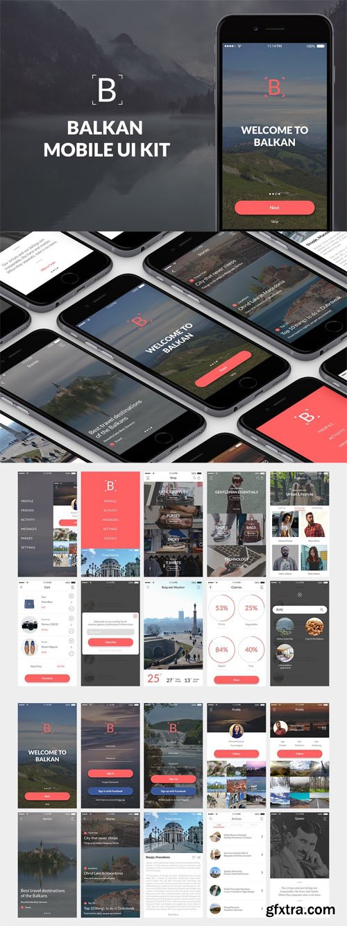 Balkan Mobile UI Kit