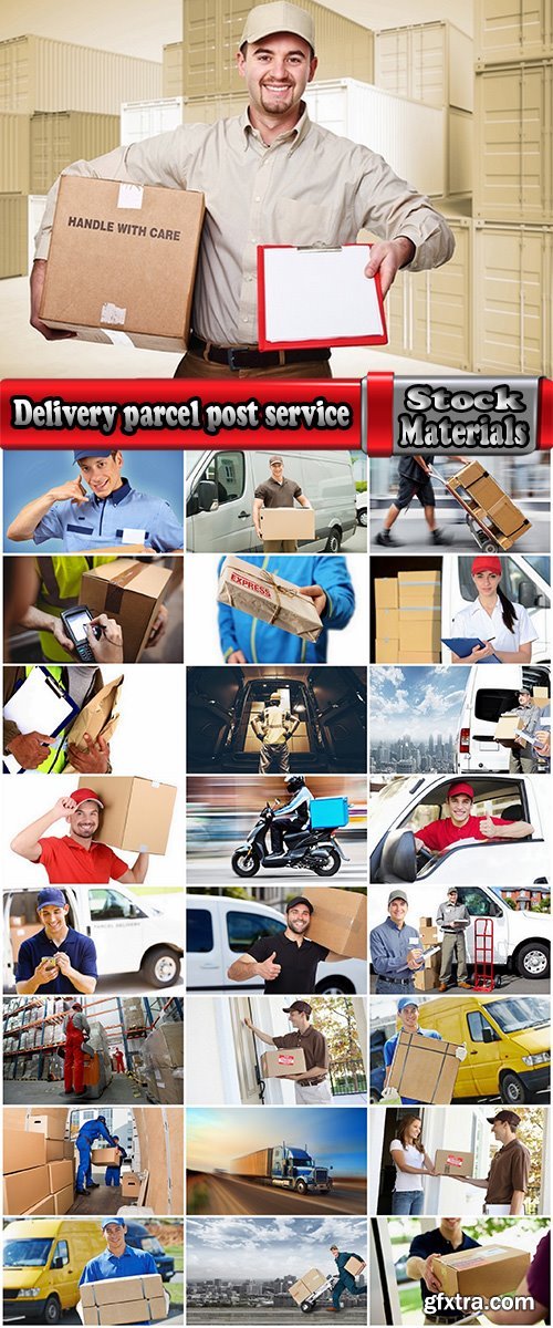 Delivery parcel post service transport transportation cargo transportation 25 HQ Jpeg