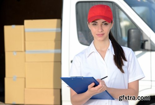 Delivery parcel post service transport transportation cargo transportation 25 HQ Jpeg