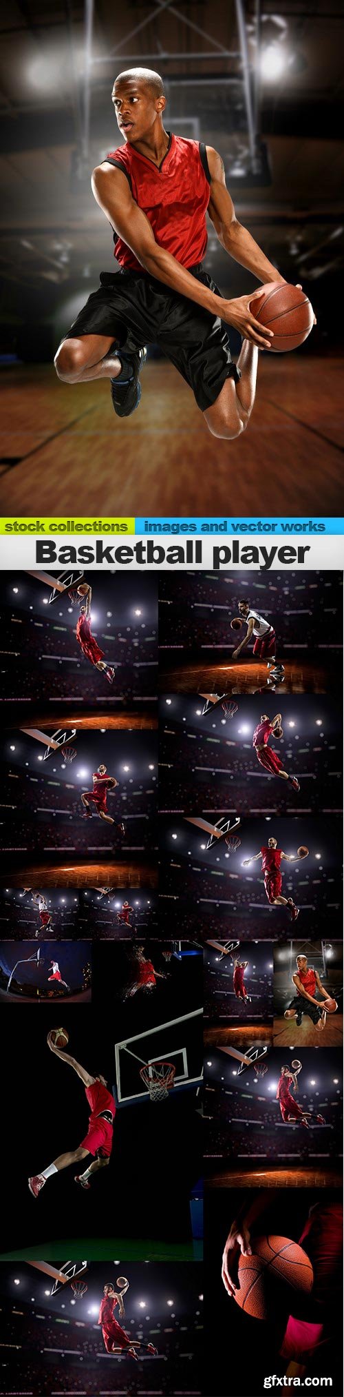 Basketball player, 15 x UHQ JPEG