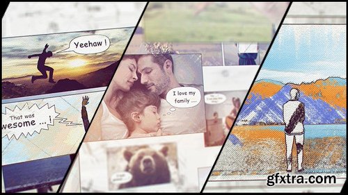 Videohive Hand Drawn Family Holiday Slideshow 12894168