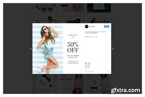 CreativeMarket Fashion Social Media Pack 1618367