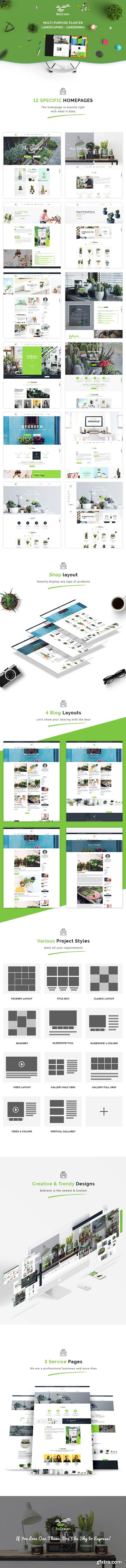 ThemeForest BeGreen - Multi-Purpose Template for Planter - Landscaping- Gardening 20041203