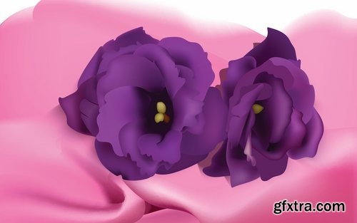 Flower rose background is advertising card card 17 EPS