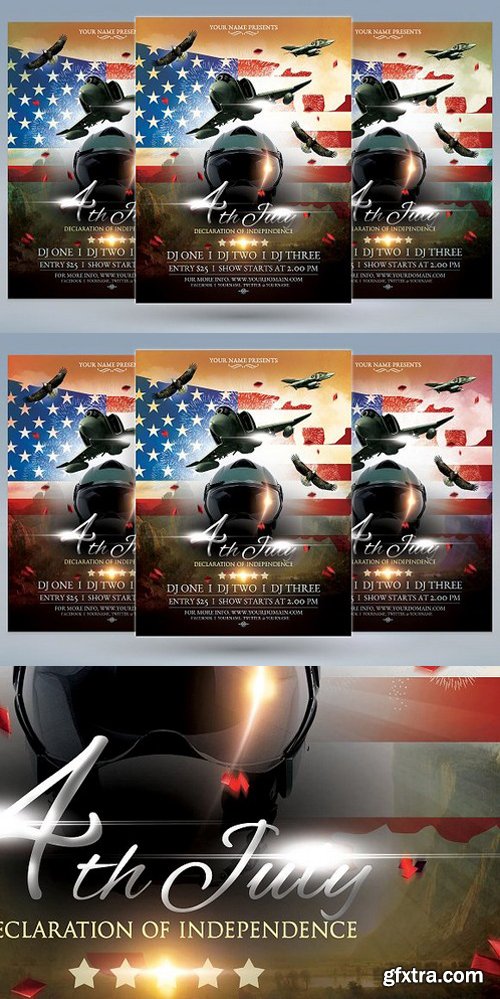 CM - 4th of July Flyer Templates 1583845