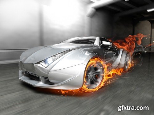 Car and fire - 5 UHQ JPEG