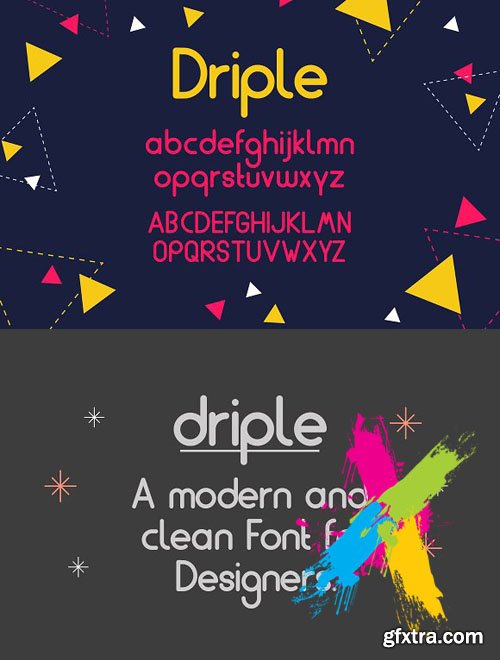 CM - Driple - a clean modern font 1614684