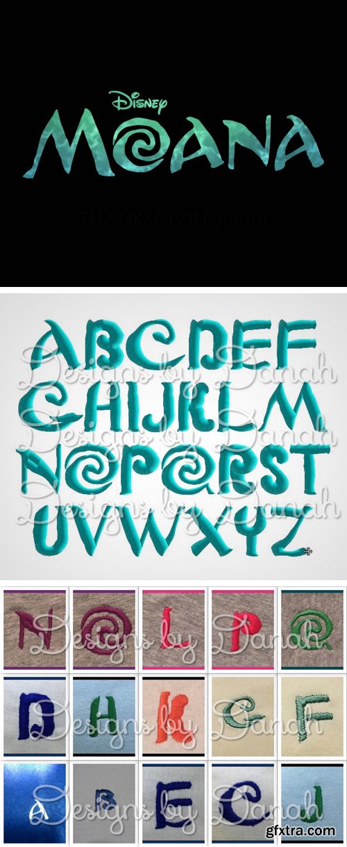 Disney Moana Font