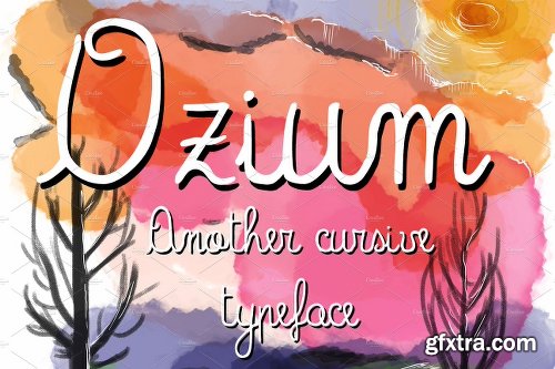 CreativeMarket Ozium typeface 1240326