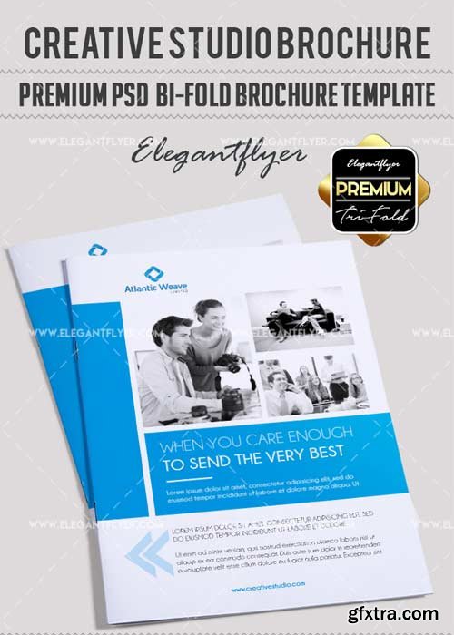 Creative Studio V23 Premium Bi-Fold PSD Brochure Template