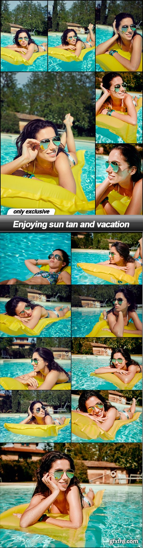 Enjoying sun tan and vacation - 15 UHQ JPEG