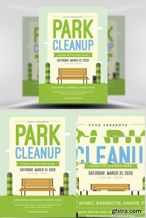 Park Clean up Flyer Template