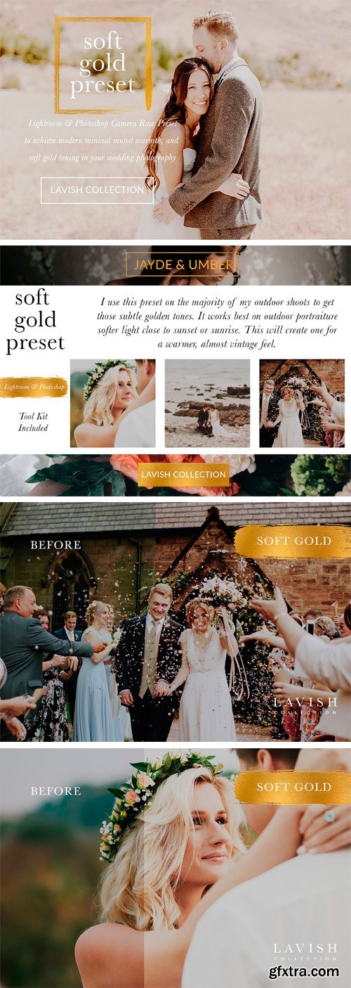 CM 1527698 - Soft Gold Wedding Presets