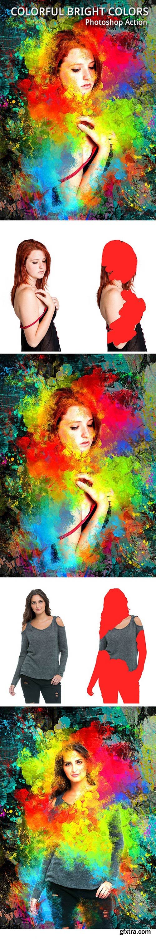 GraphicRiver - Colorful Bright Colors Photoshop Action - 20083191