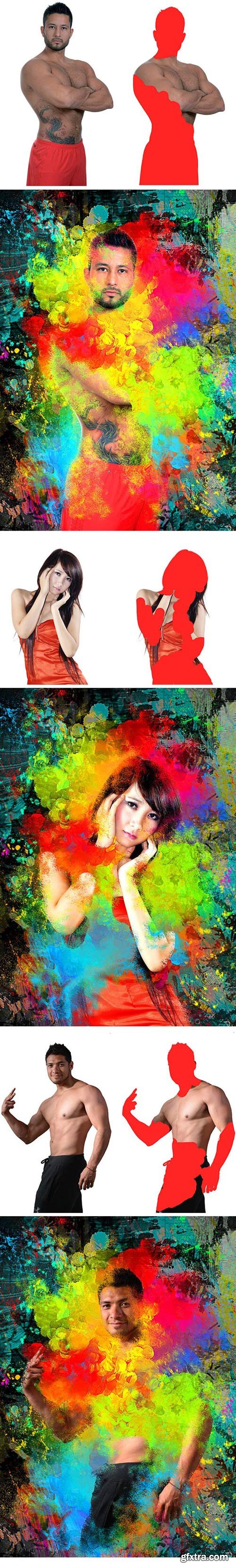 GraphicRiver - Colorful Bright Colors Photoshop Action - 20083191