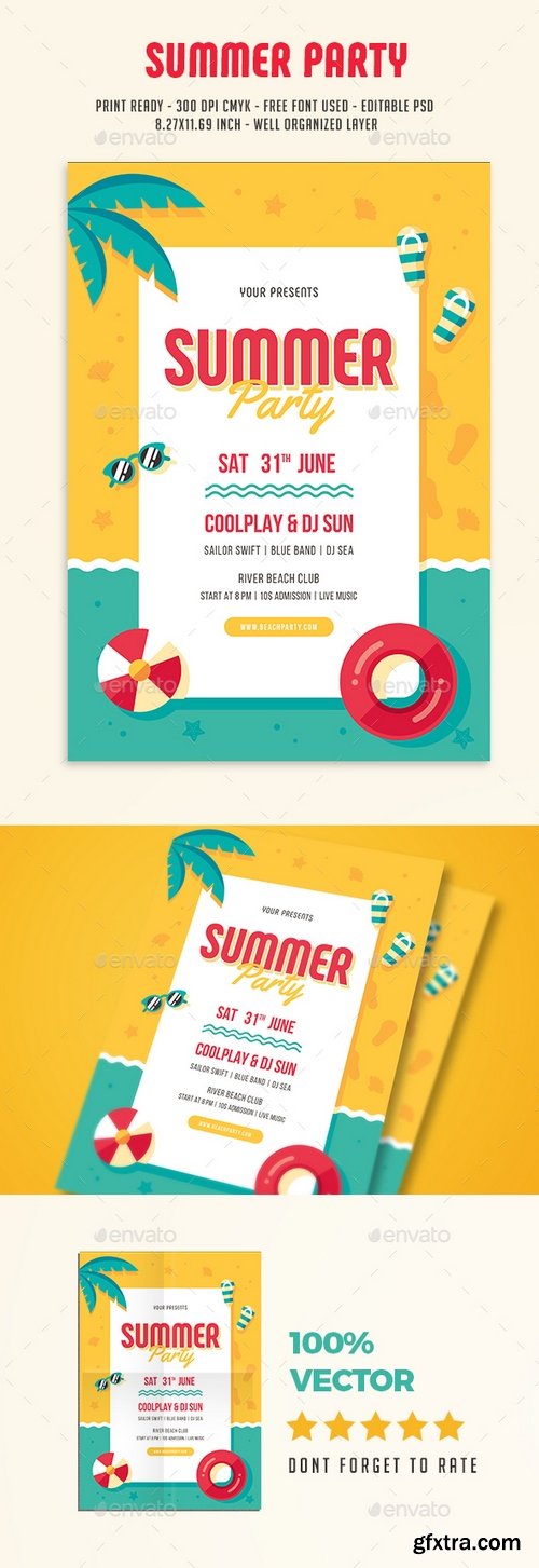 Graphicriver - Summer Party Flyer 19880964