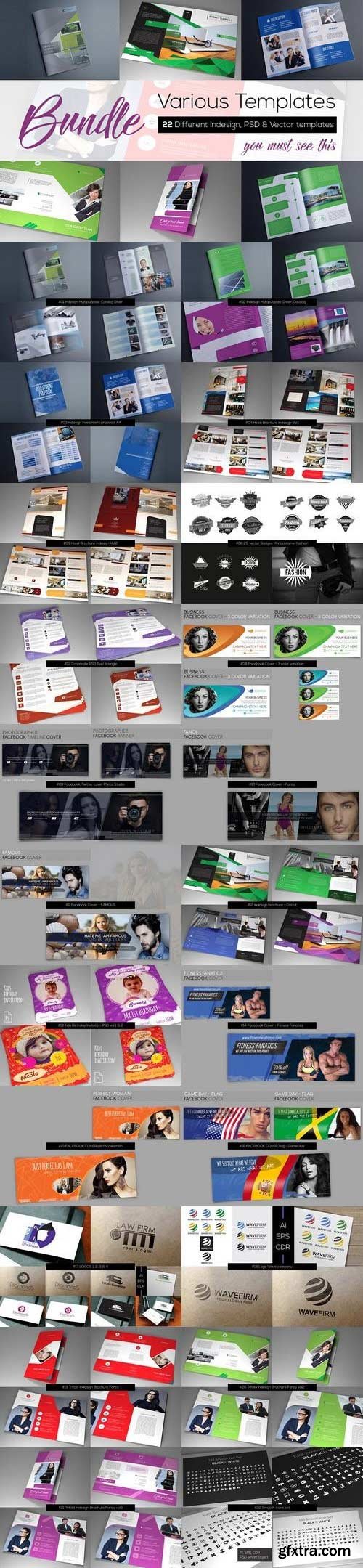 CM - Various templates BUNDLE 1218684