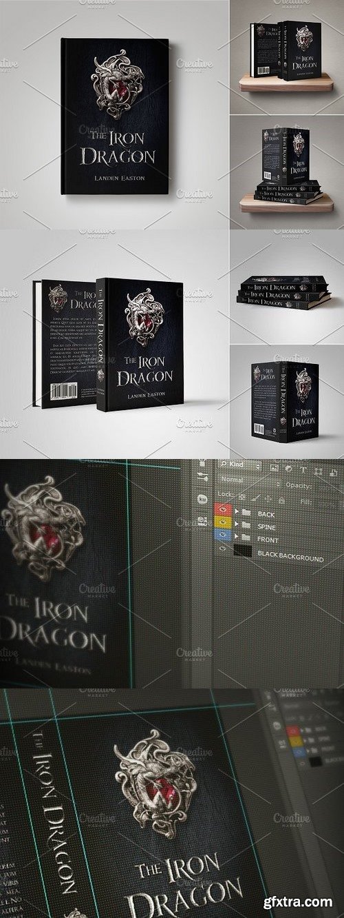 CM - Customizable Book Cover Template 07 233006