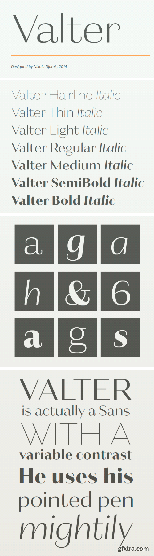 Valter Font Family