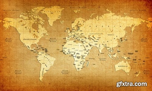 World map old paper continent country travel 25 HQ Jpeg