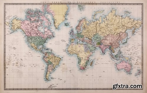 World map old paper continent country travel 25 HQ Jpeg