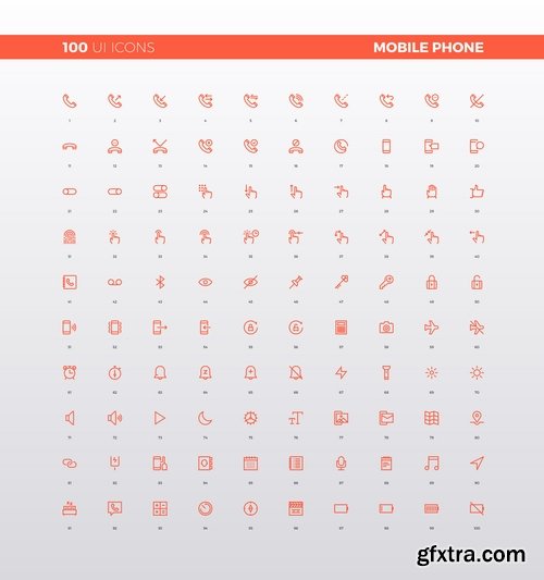 Icon flat design element web site design 19 EPS