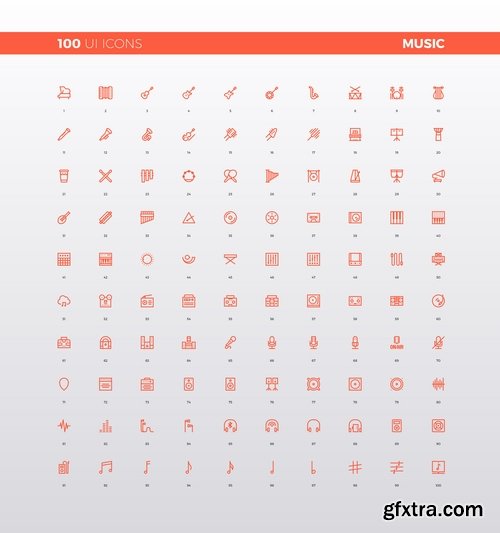 Icon flat design element web site design 19 EPS