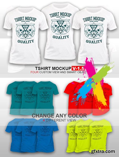 CM - Tshirt Mockup vol-1.5 1615721