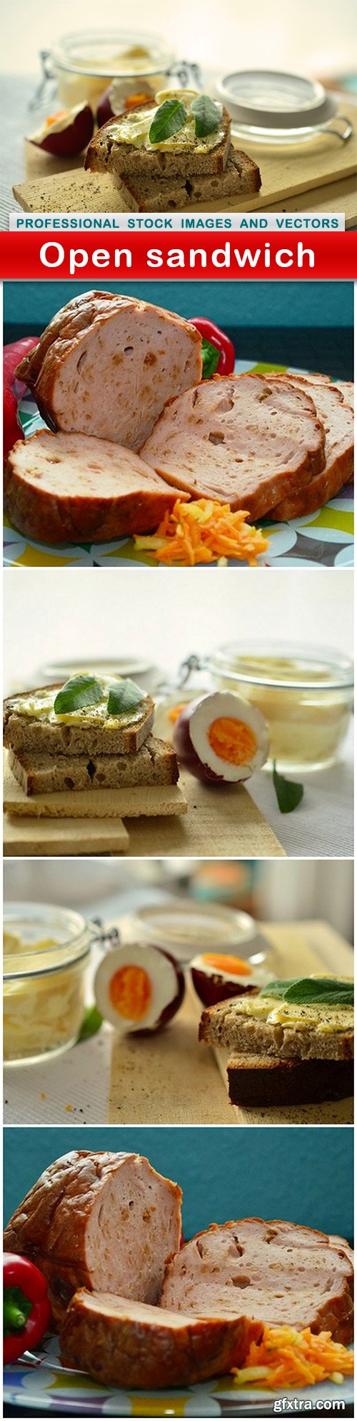 Open sandwich - 5 UHQ JPEG